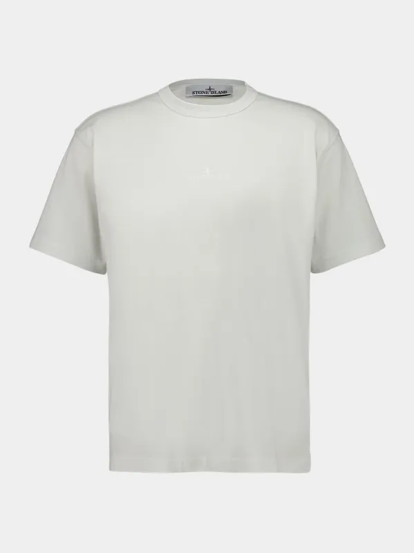 Light Grey Organic Cotton Jersey T-Shirt sold by Fashion Clinic