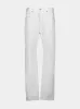 White Standard Fit Denim Jeans sold by Fashion Clinic
