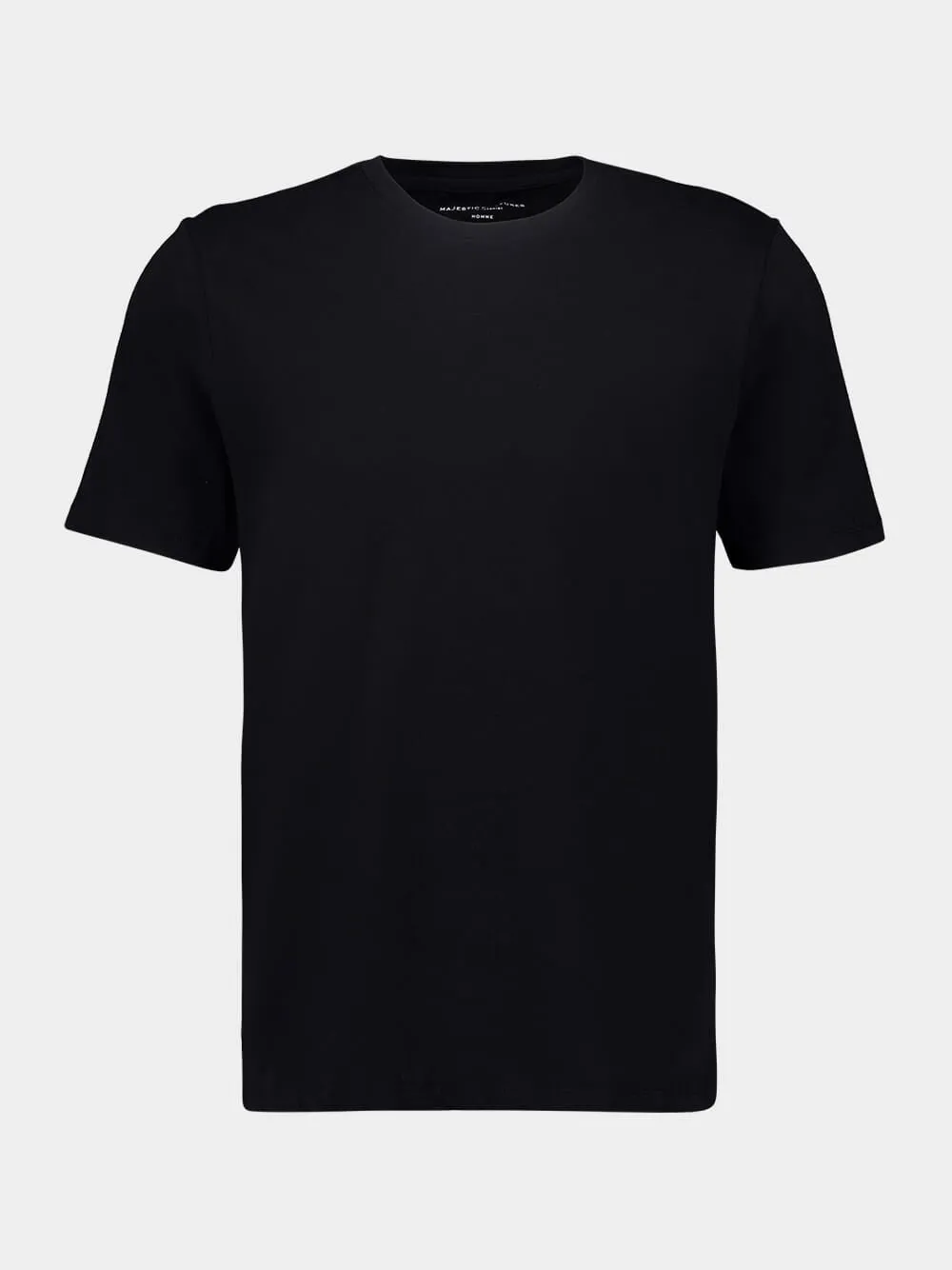 Black Julien Organic Cotton T-Shirt sold by Fashion Clinic