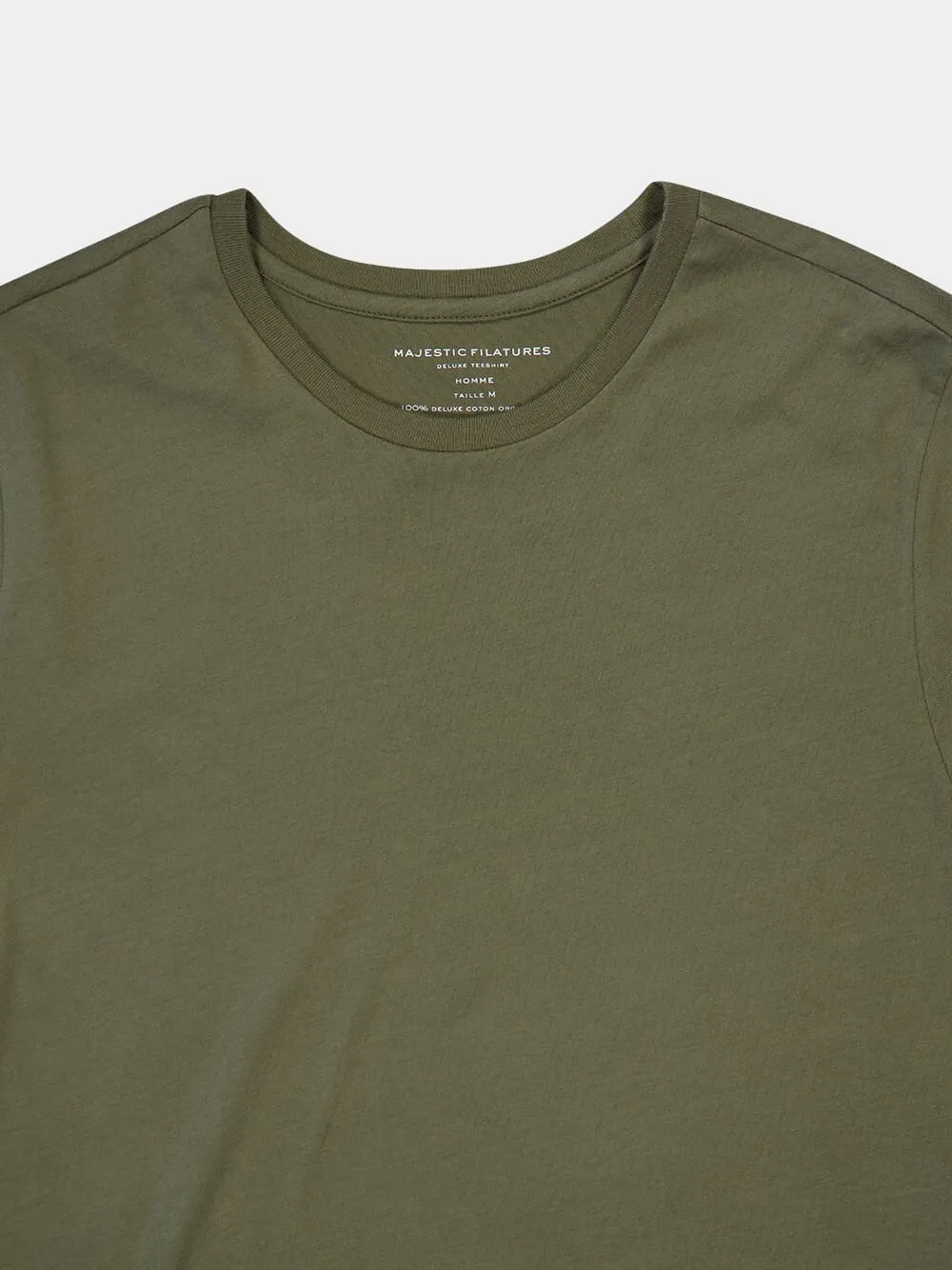 Lichen Green Julien Organic Cotton T-Shirt sold by Fashion Clinic product image thumbnail 5