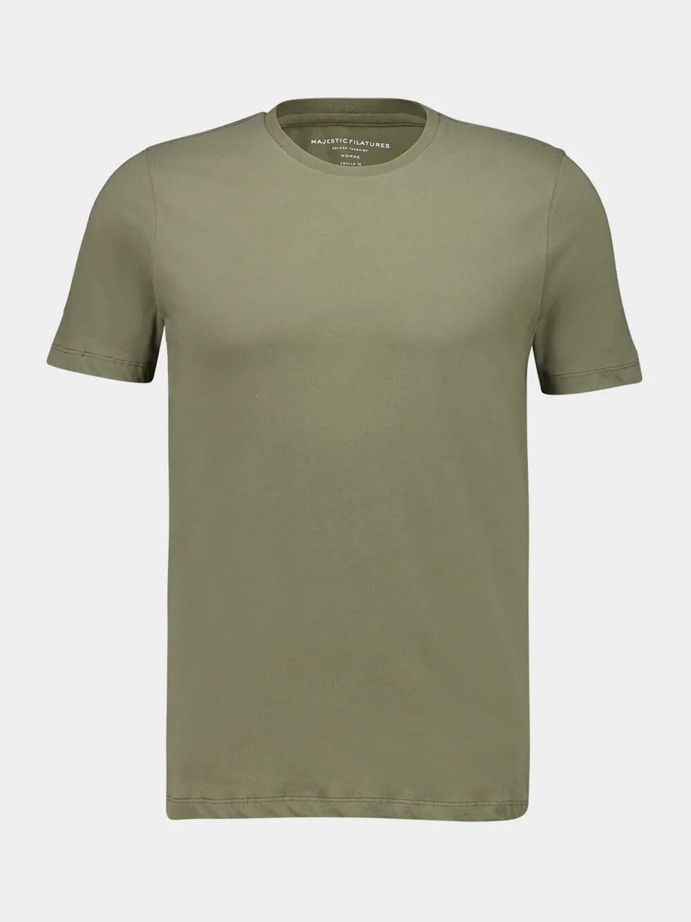 Lichen Green Julien Organic Cotton T-Shirt sold by Fashion Clinic