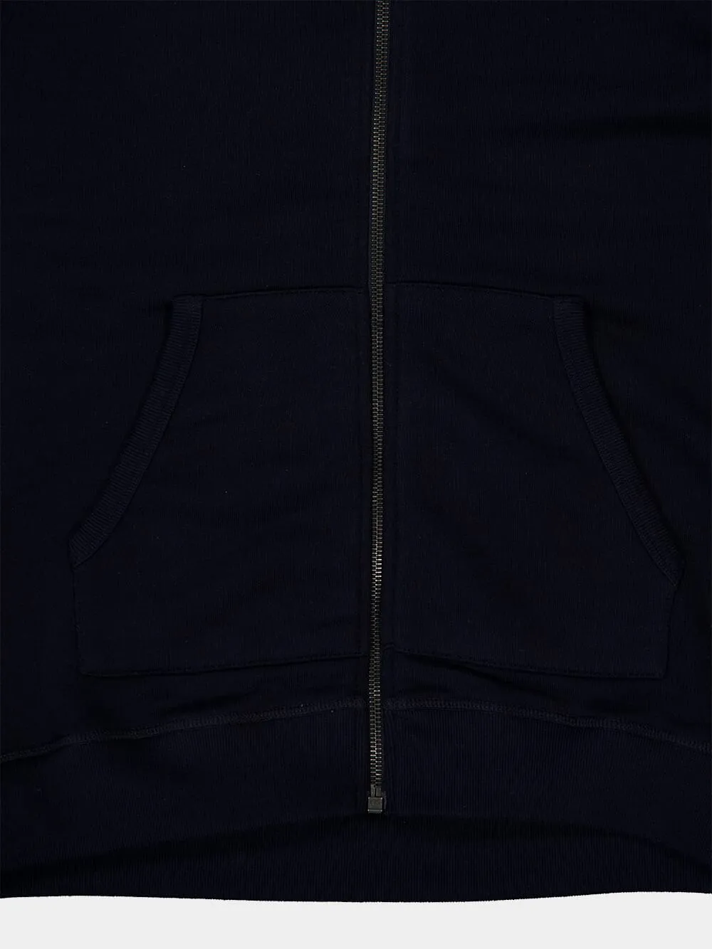 Marine Organic Cotton Zipped Hooded Sweatshirt sold by Fashion Clinic product image thumbnail 4