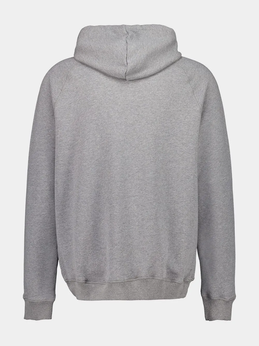Grey Organic Cotton Zipped Hooded Sweatshirt sold by Fashion Clinic product image thumbnail 2