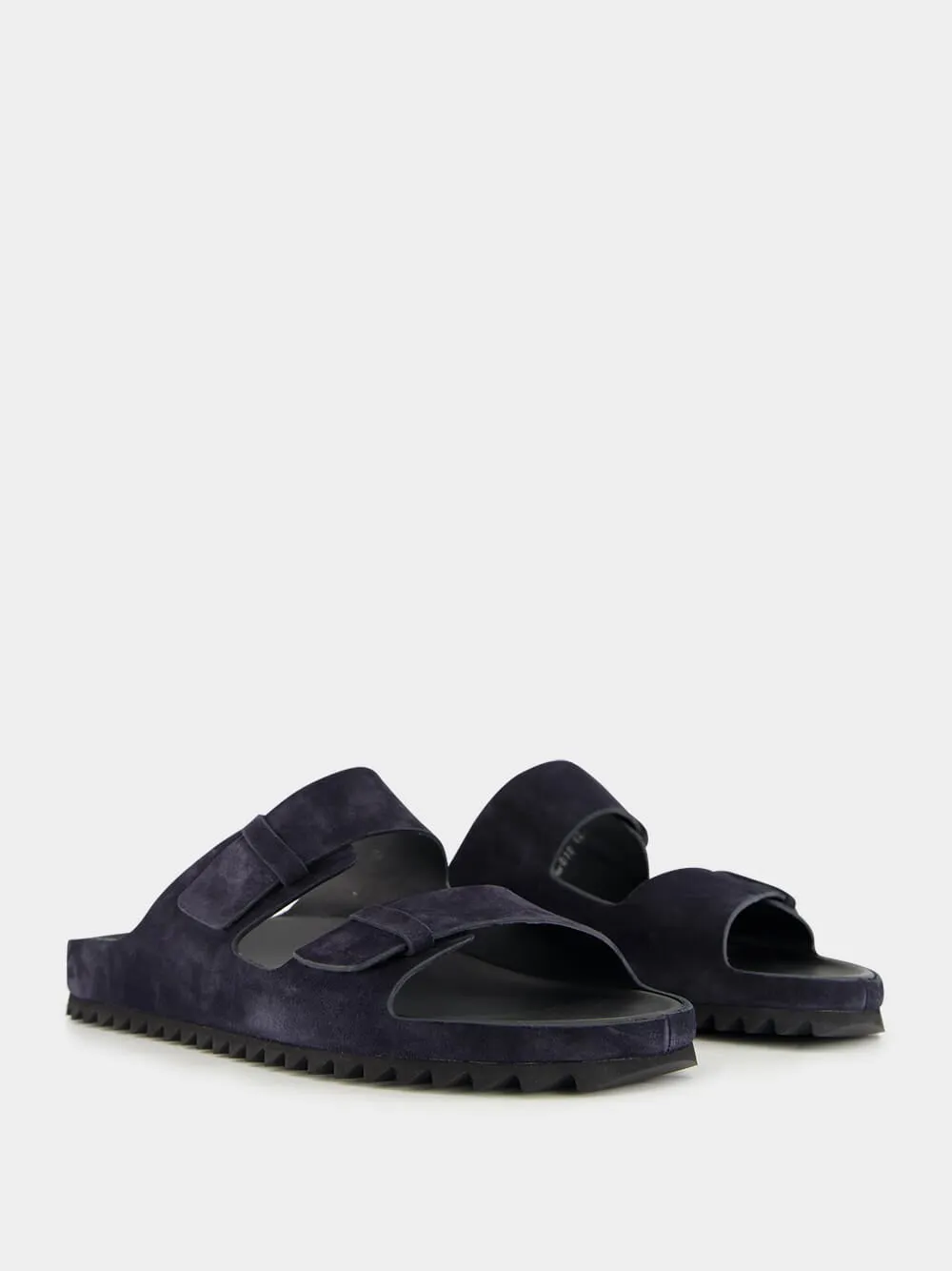 Blue Agorà 010 Suede Slide Sandals sold by Fashion Clinic product image thumbnail 3