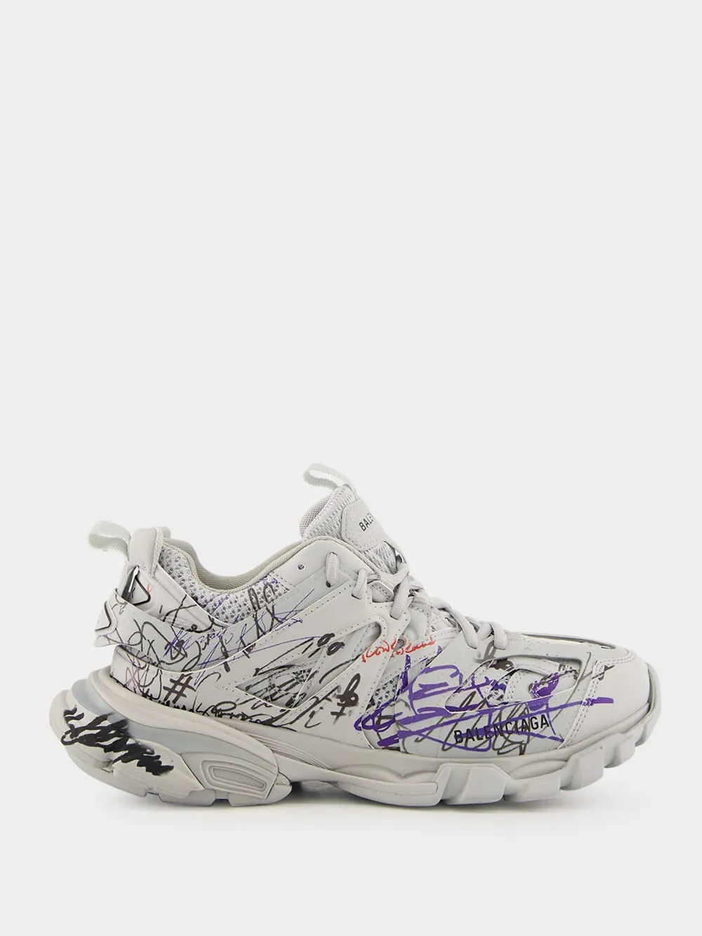 White Track Autographe Sneaker sold by Fashion Clinic