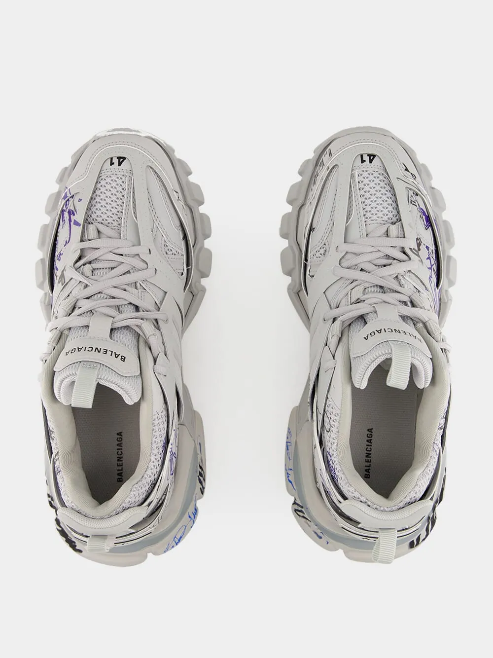 White Track Autographe Sneaker sold by Fashion Clinic product image thumbnail 4