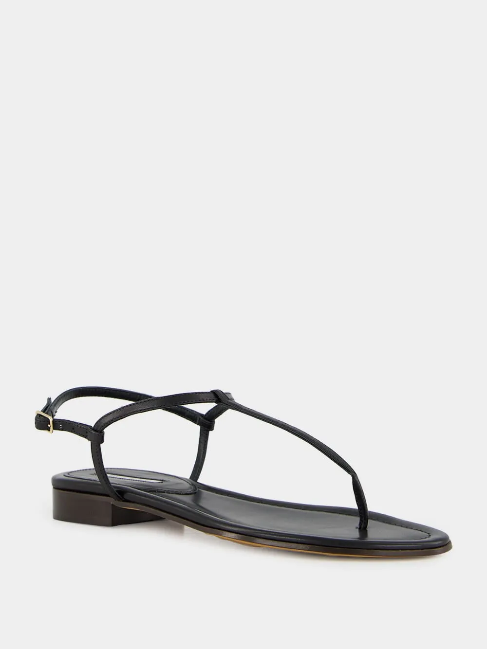 Black Calfskin Cecilia Sandals sold by Fashion Clinic product image thumbnail 2