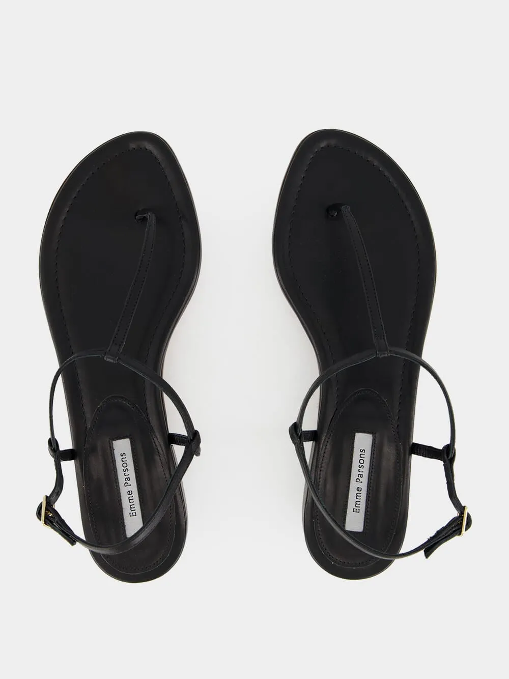Black Calfskin Cecilia Sandals sold by Fashion Clinic product image thumbnail 4
