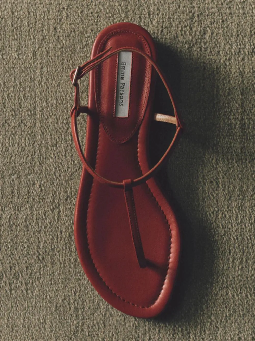 Red Calfskin Cecilia Sandals sold by Fashion Clinic product image thumbnail 2