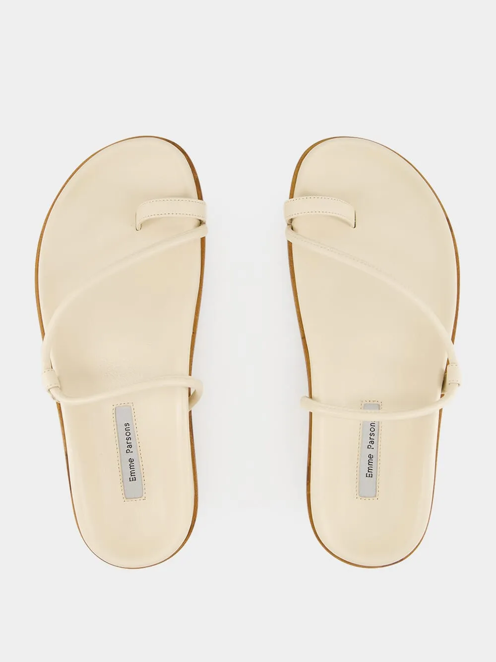 Ivory Nappa Bari Sandals sold by Fashion Clinic product image thumbnail 4