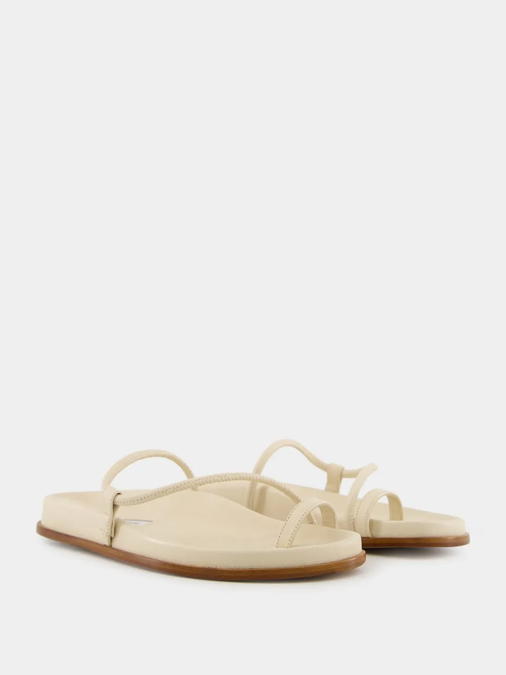 Ivory Nappa Bari Sandals sold by Fashion Clinic product image thumbnail 3