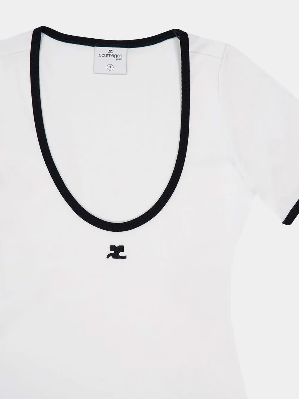 Heritage White and Black Holistic Contrast Mini Dress sold by Fashion Clinic product image thumbnail 5