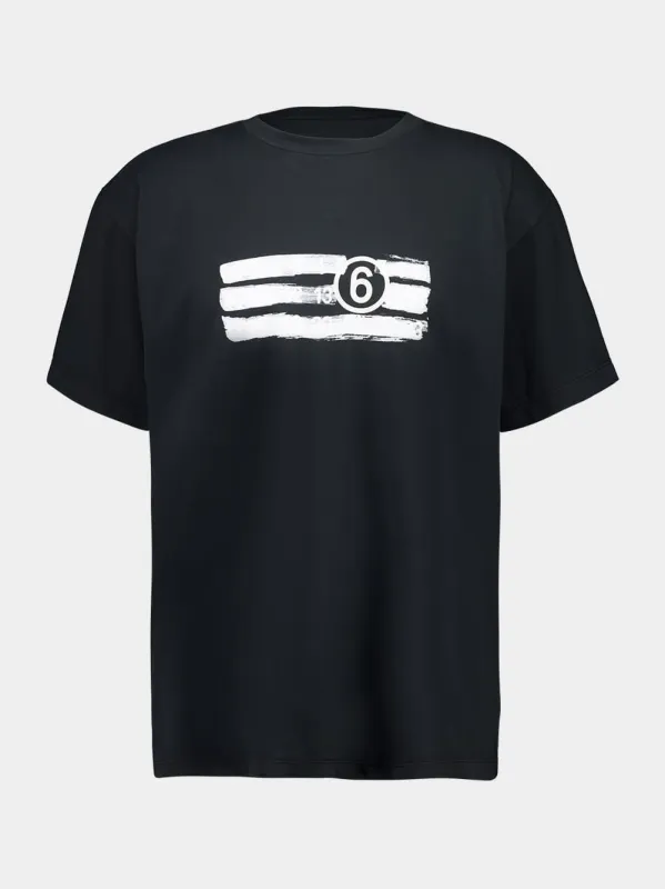 Black Numeric T-Shirt sold by Fashion Clinic