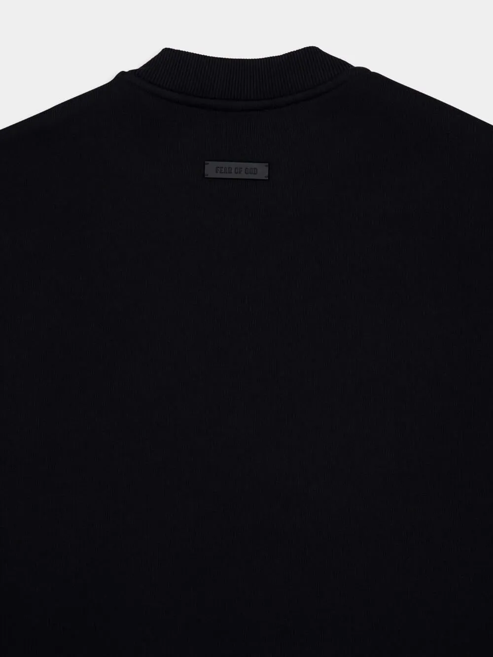 Black Eternal Fleece Crewneck sold by Fashion Clinic product image thumbnail 5