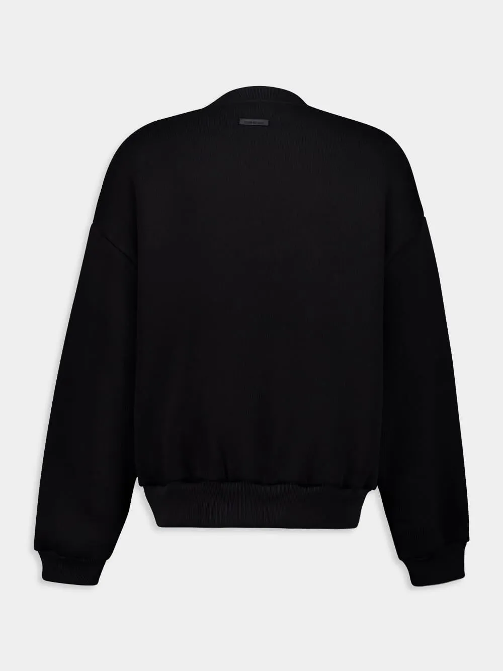 Black Eternal Fleece Crewneck sold by Fashion Clinic product image thumbnail 2