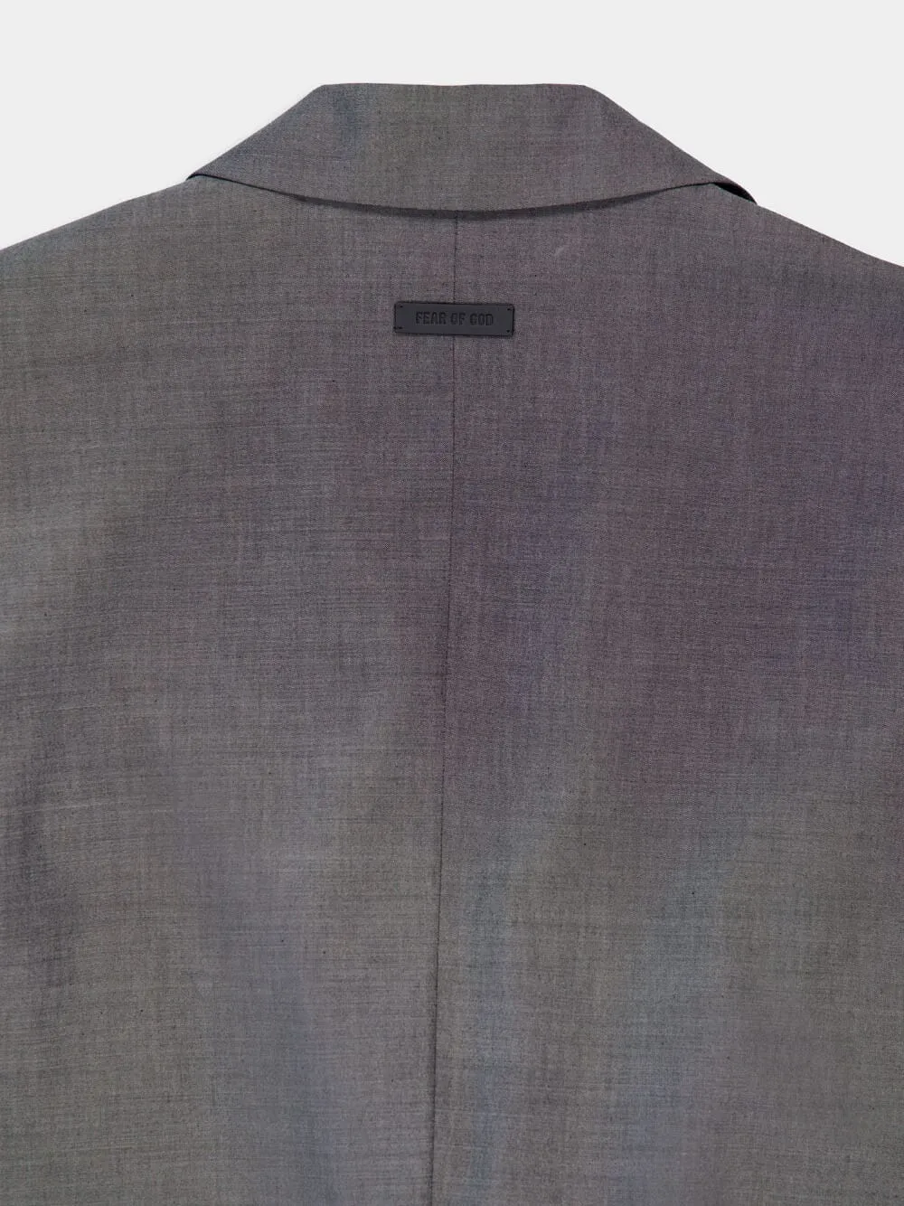 Melange Titanium Grey Oxford California Blazer sold by Fashion Clinic product image thumbnail 5