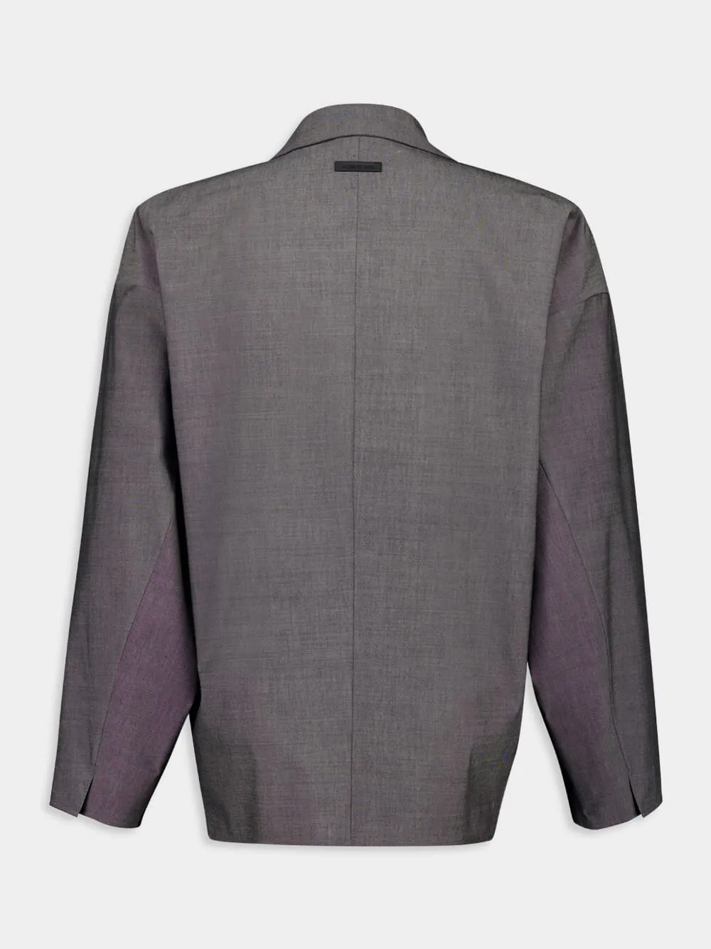 Melange Titanium Grey Oxford California Blazer sold by Fashion Clinic product image thumbnail 2