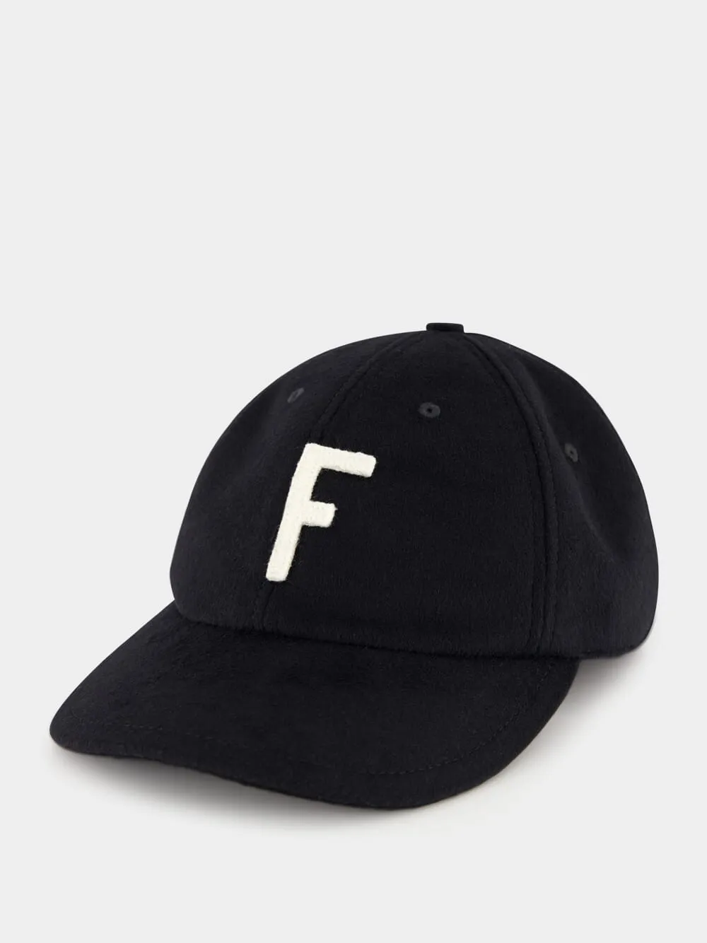 Black Wool Baseball Cap sold by Fashion Clinic