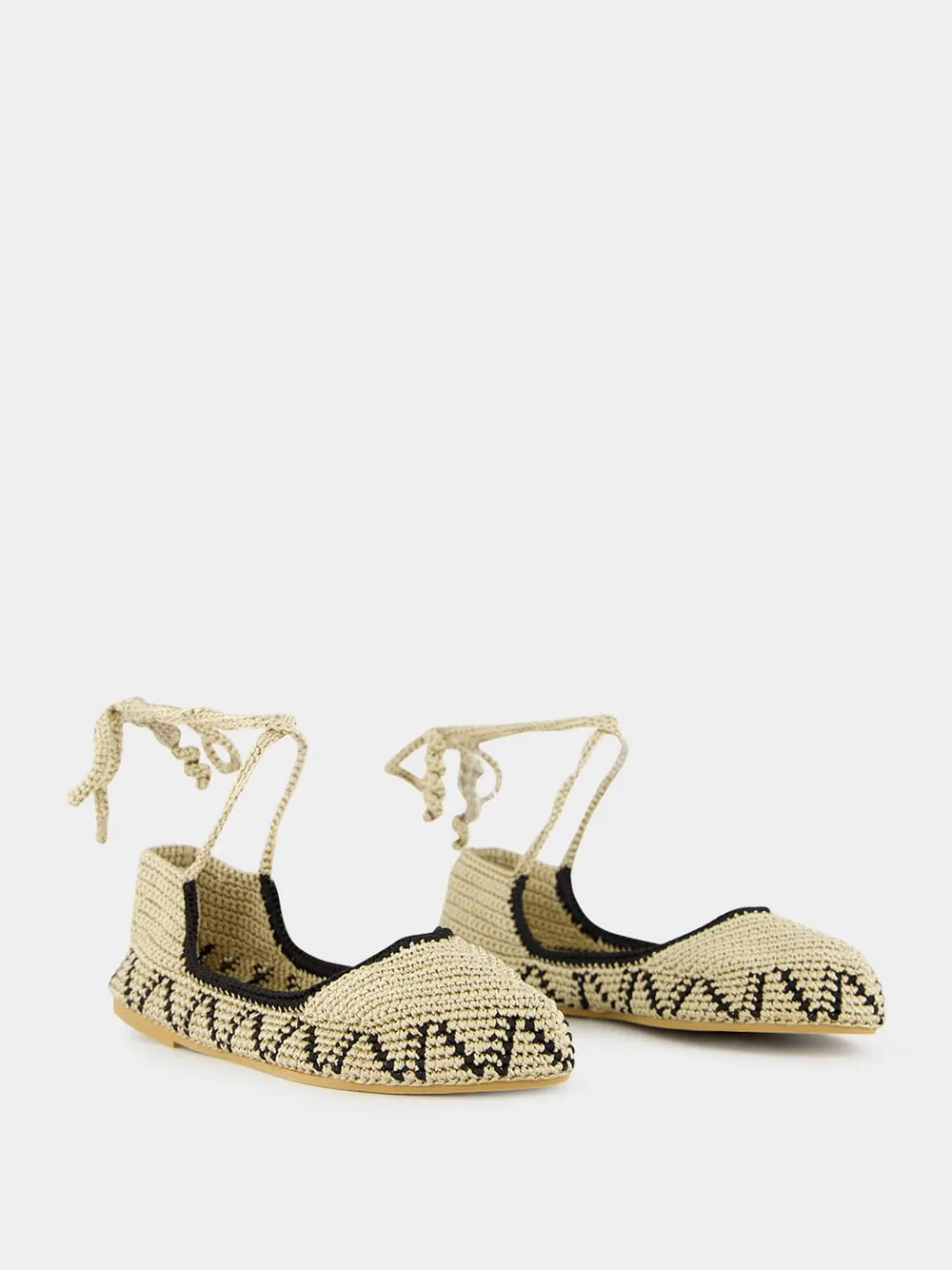 Peanut Brown High Crochet Ballerina sold by Fashion Clinic product image thumbnail 3