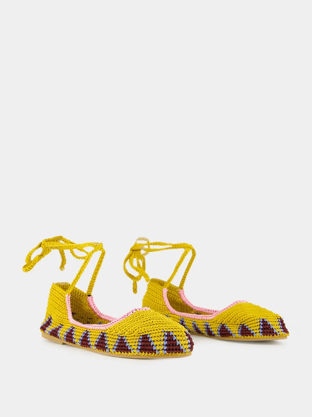 Curry Brown High Crochet Ballerina sold by Fashion Clinic product image thumbnail 3