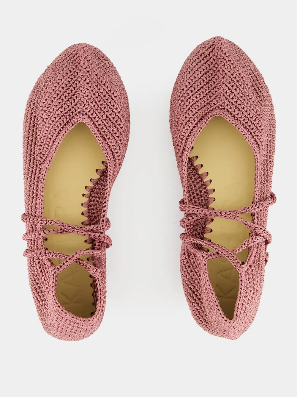 Pink High Crochet Ballerina sold by Fashion Clinic product image thumbnail 4