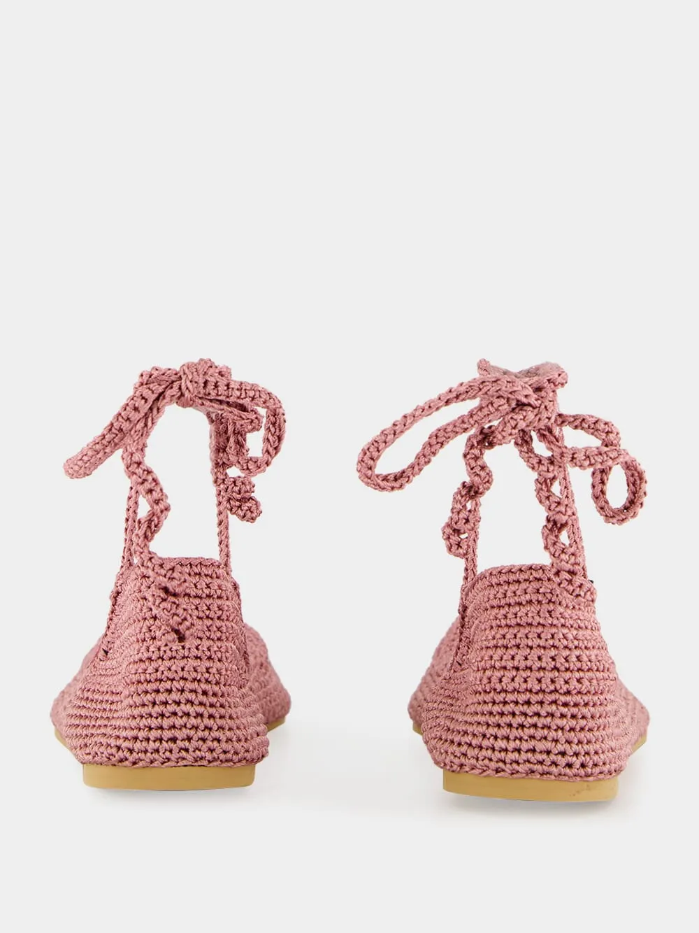 Pink High Crochet Ballerina sold by Fashion Clinic product image thumbnail 5