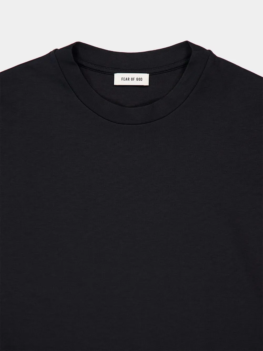 Black Milano Short Sleeve T-Shirt sold by Fashion Clinic product image thumbnail 3