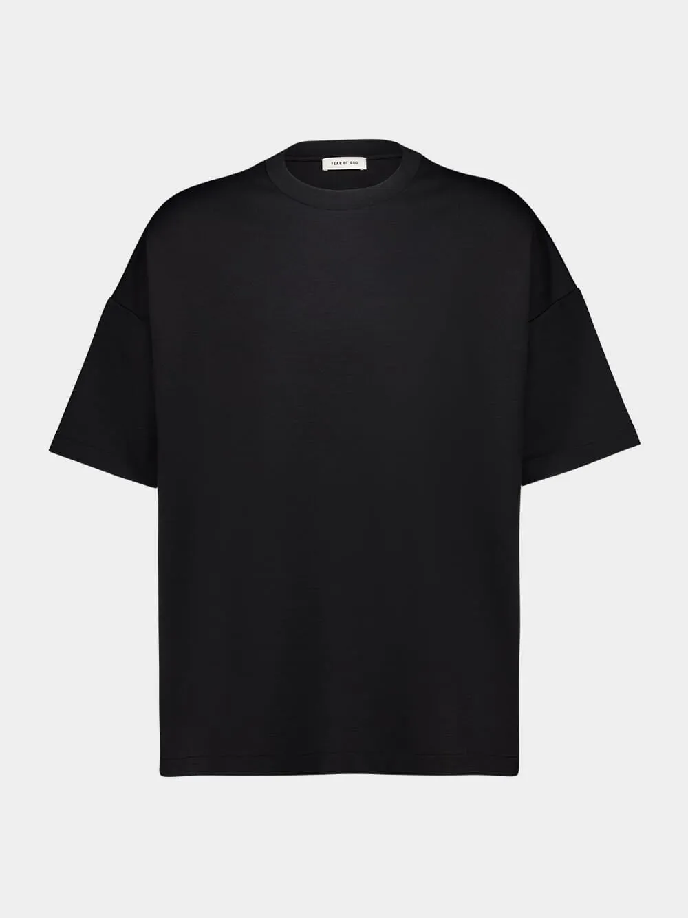 Black Milano Short Sleeve T-Shirt sold by Fashion Clinic