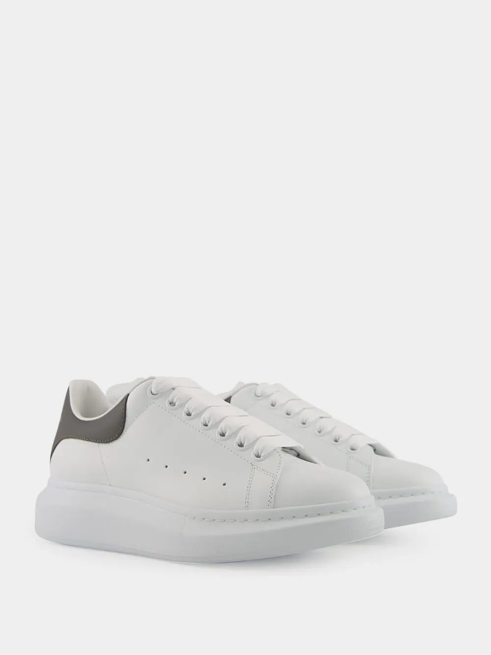 White and Cool Grey Oversized Sneaker sold by Fashion Clinic product image thumbnail 3