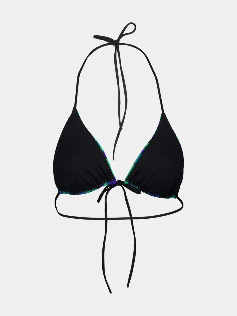 Emerald Iride Print Triangle Bikini Top sold by Fashion Clinic product image thumbnail 3