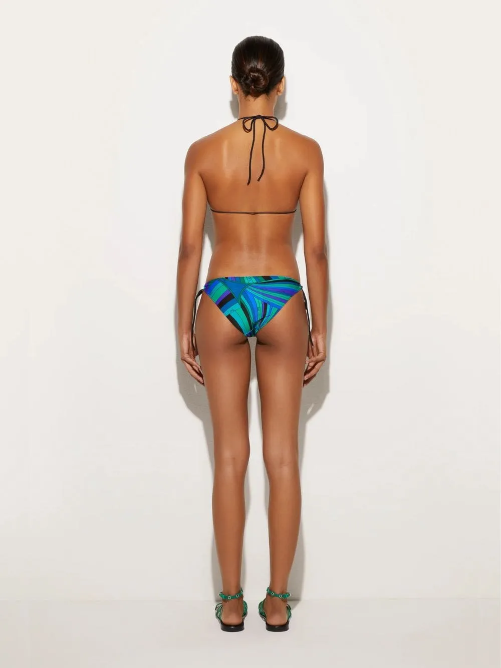 Emerald Iride Print Triangle Bikini Top sold by Fashion Clinic product image thumbnail 4