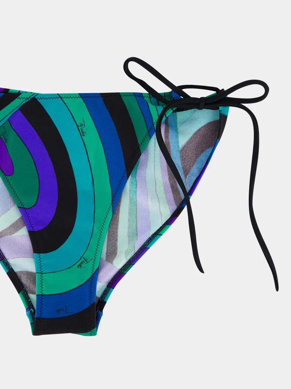 Emerald Iride Print String Bikini Brief sold by Fashion Clinic product image thumbnail 3