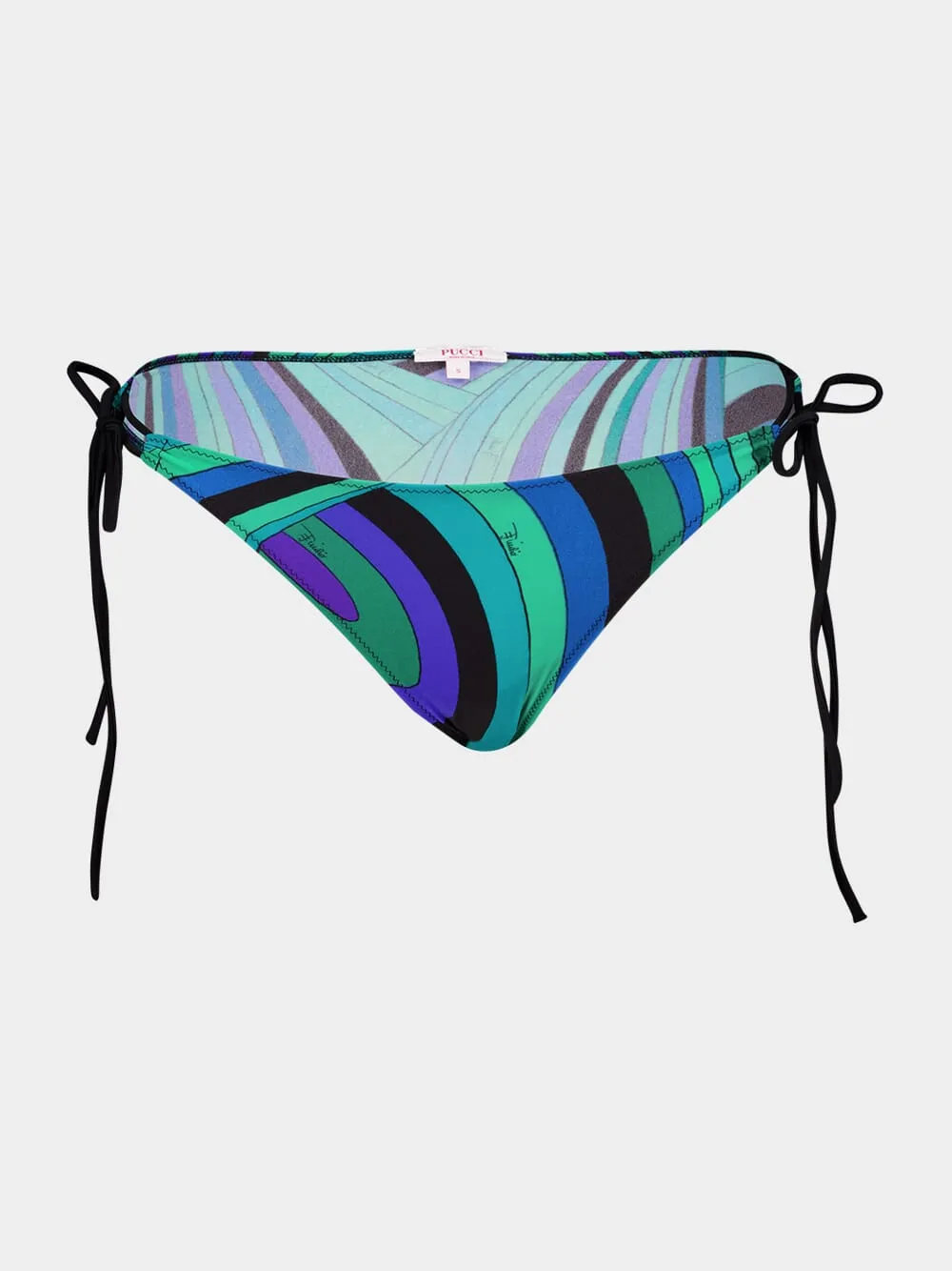 Emerald Iride Print String Bikini Brief sold by Fashion Clinic