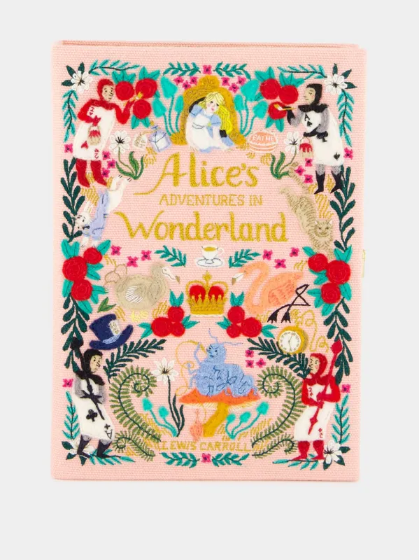 Alice’s Adventures in Wonderland Clutch sold by Fashion Clinic