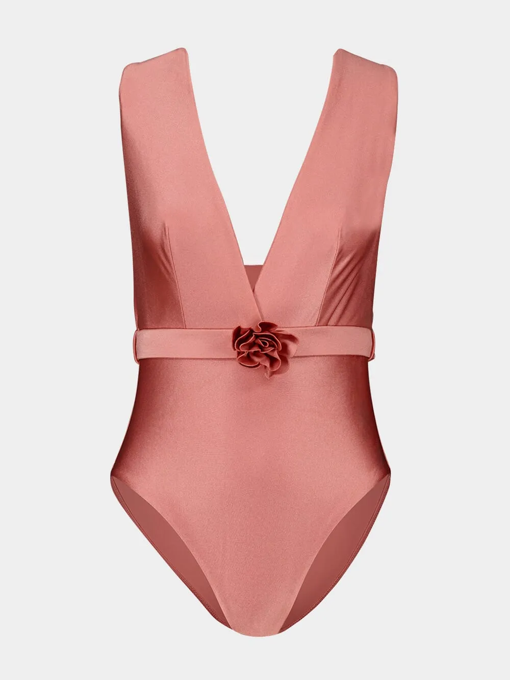 Rose Lucky Plunge Flower One-Piece sold by Fashion Clinic product image thumbnail 2
