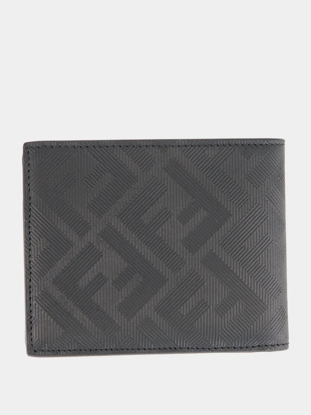 Black Shadow FF Embossed Leather Wallet sold by Fashion Clinic product image thumbnail 2