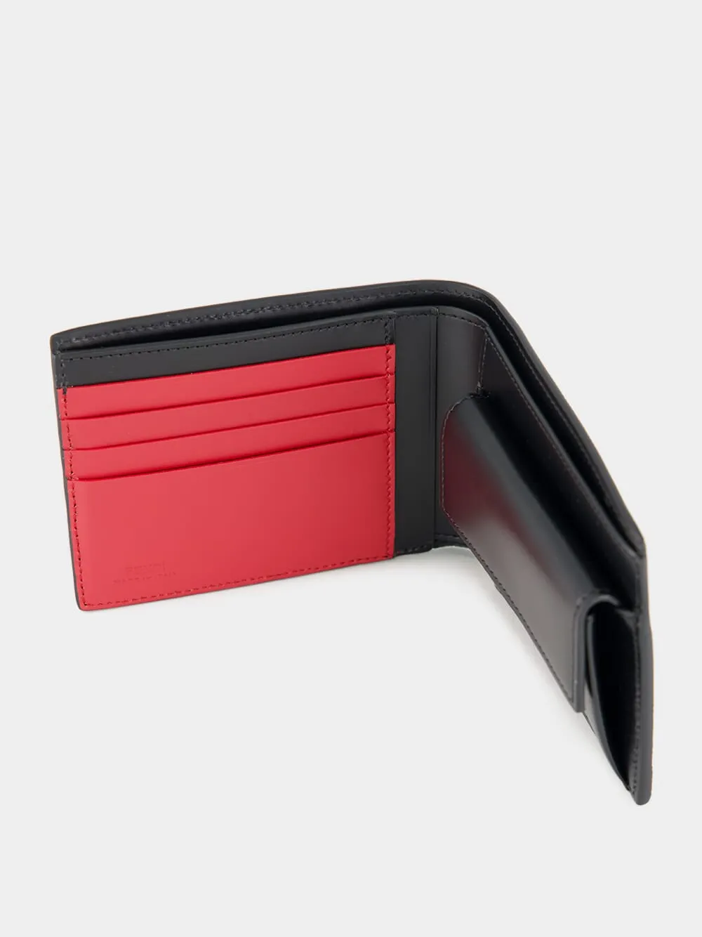 Black Shadow FF Embossed Leather Wallet sold by Fashion Clinic product image thumbnail 3