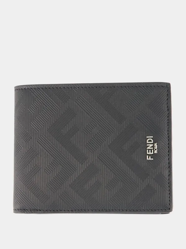Black Shadow FF Embossed Leather Wallet sold by Fashion Clinic