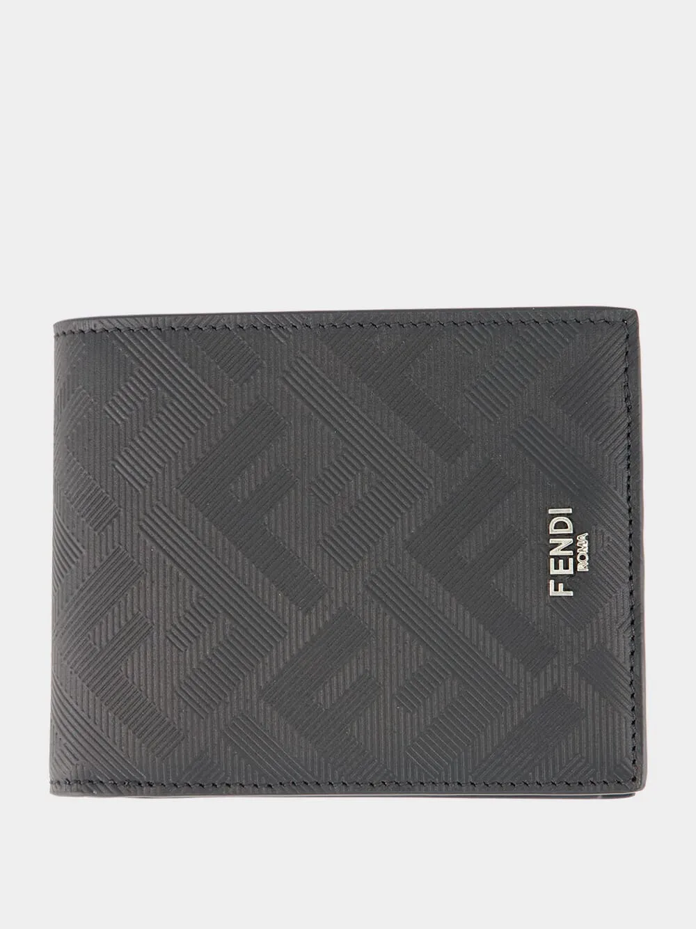 Black Shadow FF Embossed Leather Wallet sold by Fashion Clinic