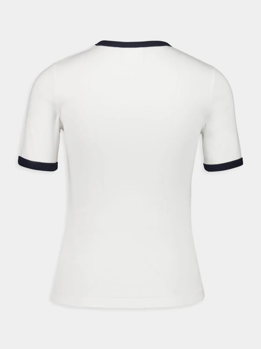 Heritage White and Navy T-Shirt sold by Fashion Clinic product image thumbnail 3