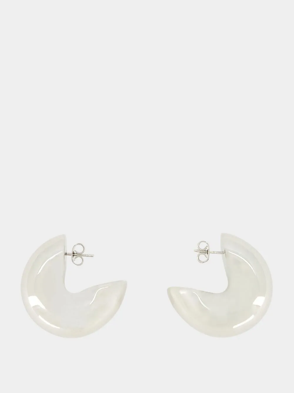 Silver Infinity Metal Earrings sold by Fashion Clinic product image thumbnail 2