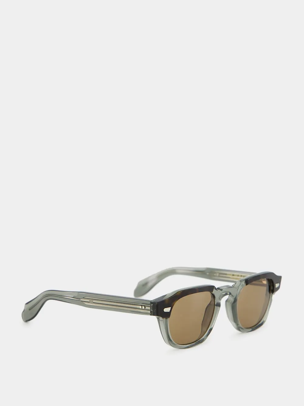 1420 Round Sunglasses in Havana on Grey sold by Fashion Clinic product image thumbnail 3