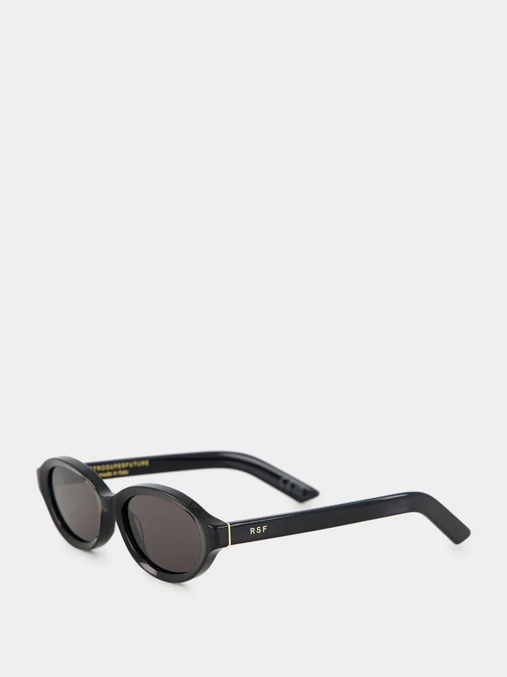 Parola Black Round Sunglasses sold by Fashion Clinic product image thumbnail 3