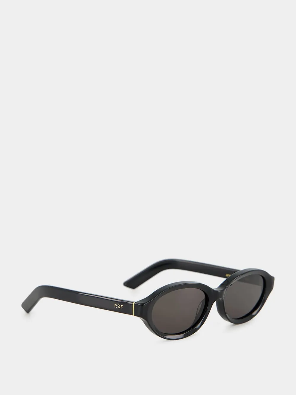 Parola Black Round Sunglasses sold by Fashion Clinic product image thumbnail 2