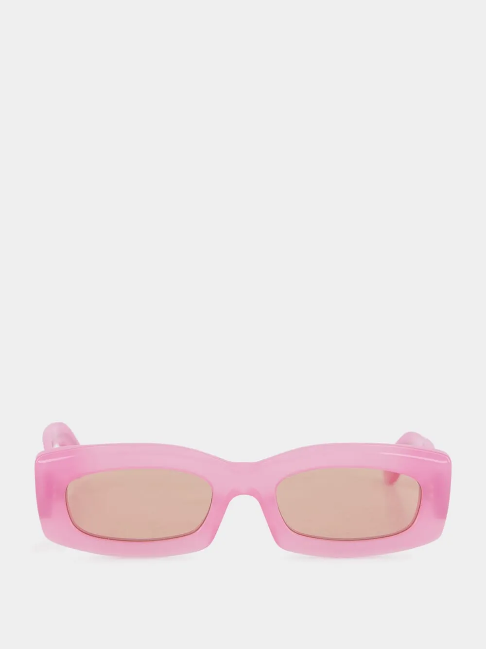 Zaga Pink Rectangular Sunglasses sold by Fashion Clinic