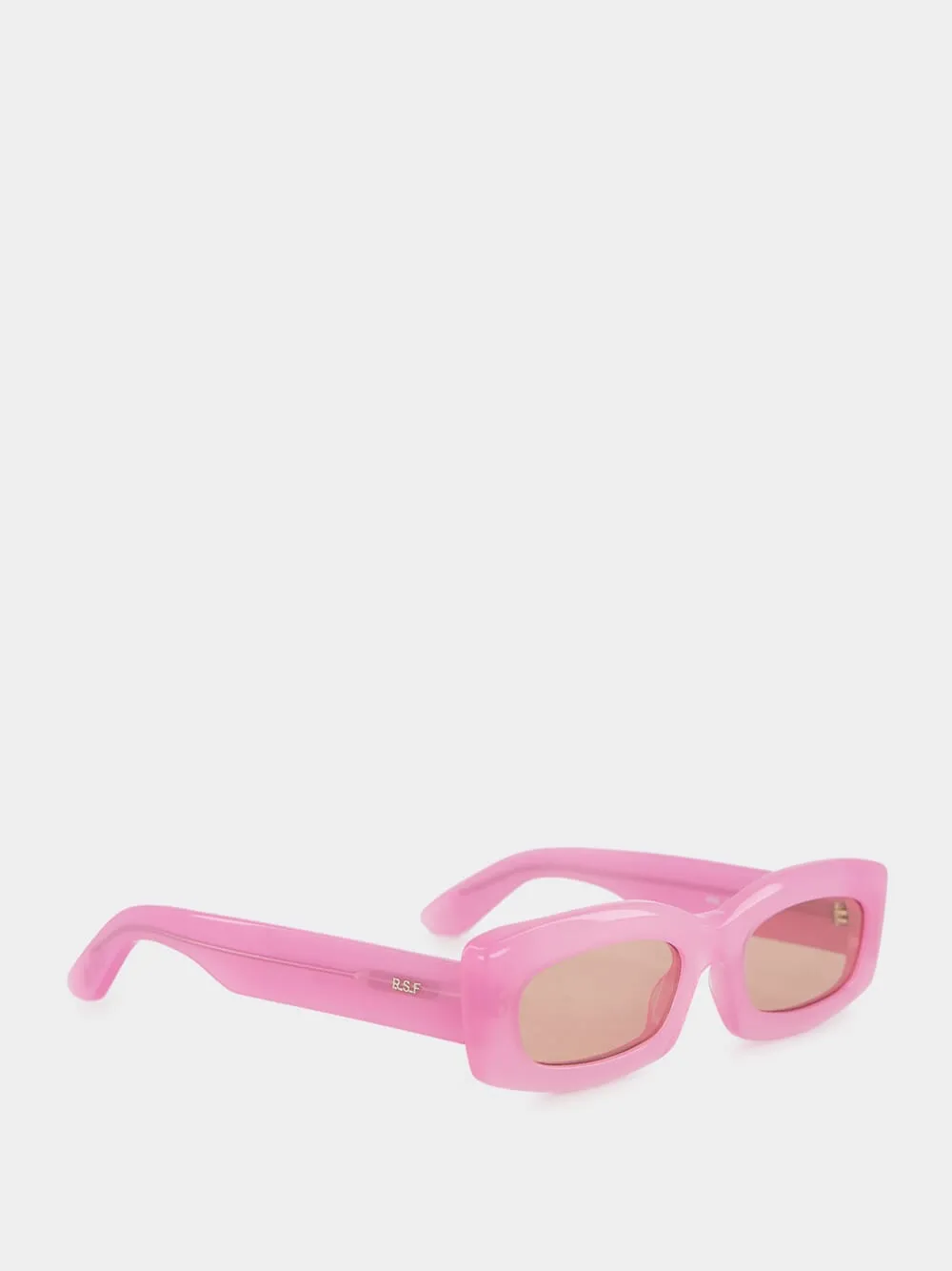 Zaga Pink Rectangular Sunglasses sold by Fashion Clinic product image thumbnail 2