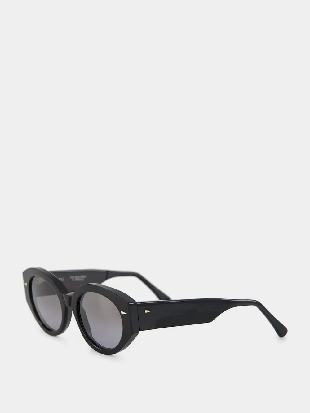 Black and Grey Gradient Art Deco Sunglasses sold by Fashion Clinic product image thumbnail 3