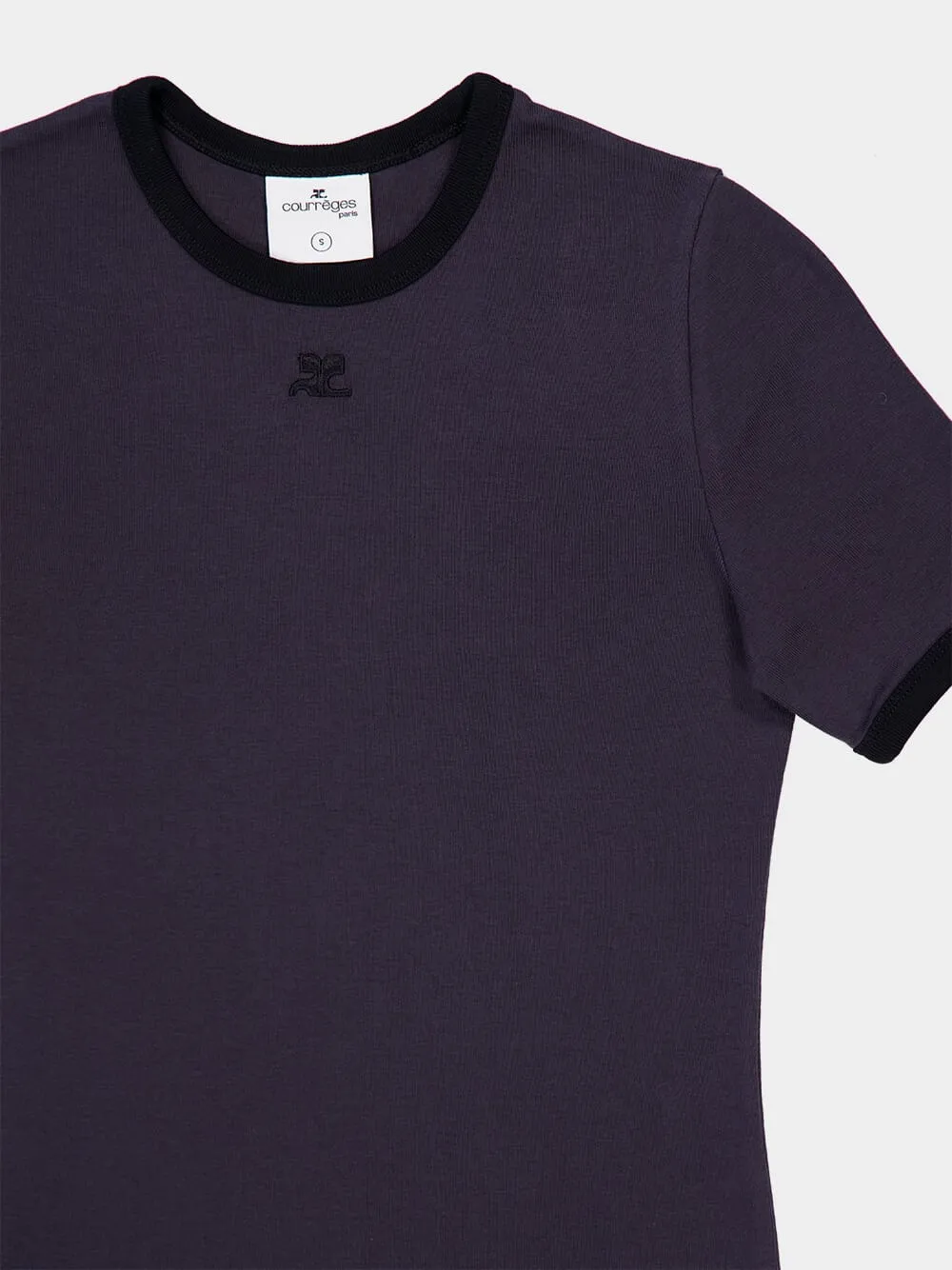 Denim and Black Heritage T-Shirt sold by Fashion Clinic product image thumbnail 5