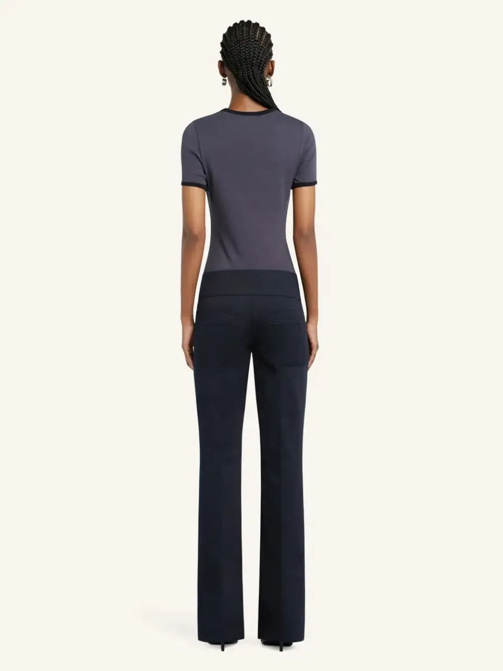 Denim and Black Heritage T-Shirt sold by Fashion Clinic product image thumbnail 3