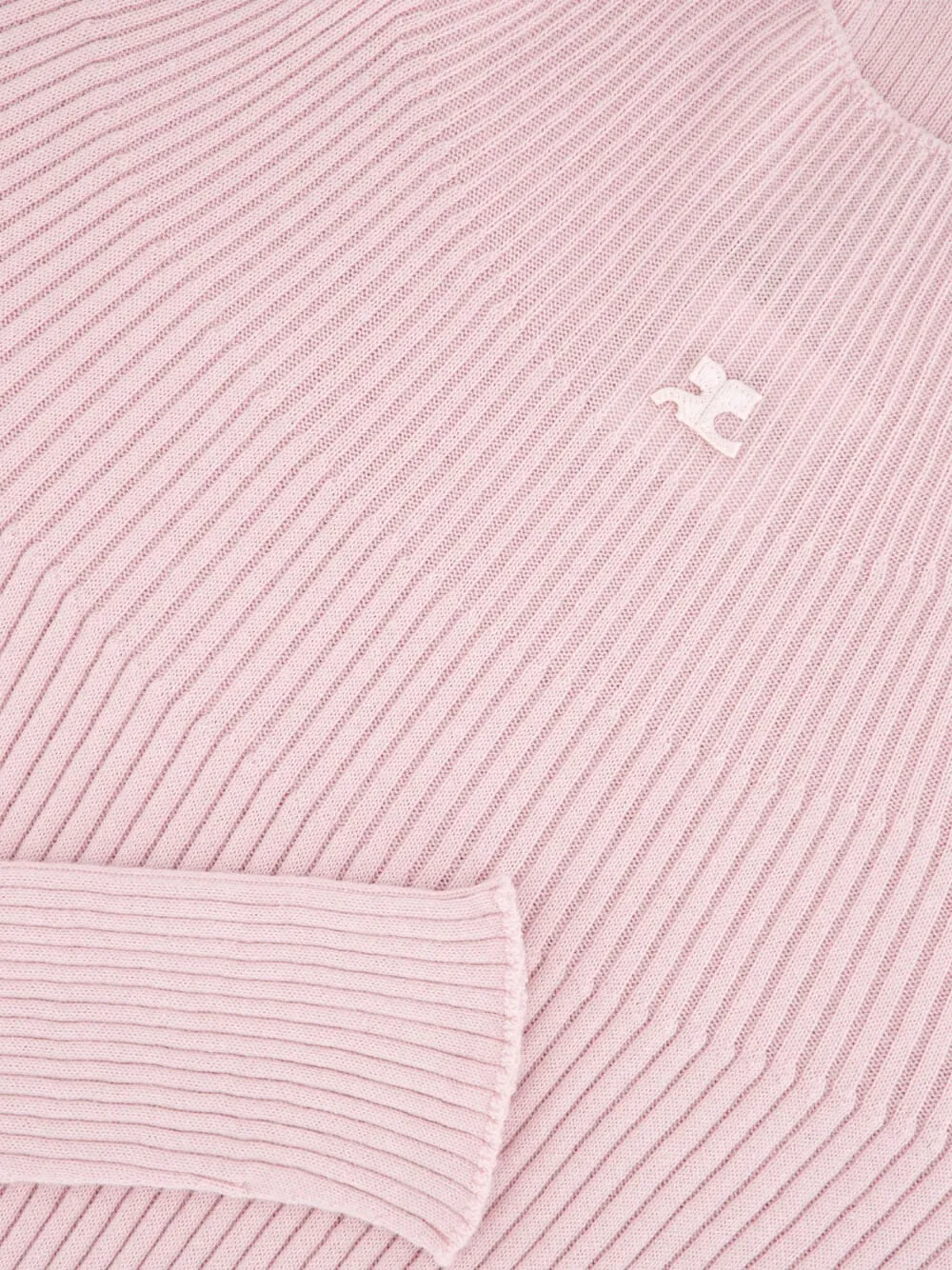 Salt Pink Solar Light Rib Mockneck Sweater sold by Fashion Clinic product image thumbnail 5